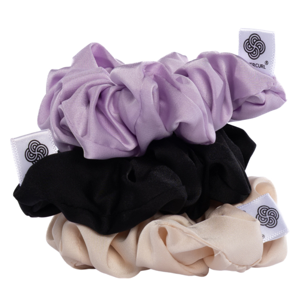 Clever Curl Satin Scrunchie Set - Image 2