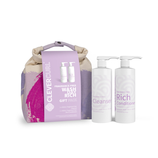Clever Curl Fragrance Free Wash Day Rich Duo
