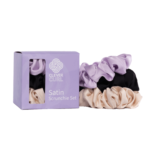 Clever Curl Satin Scrunchie Set