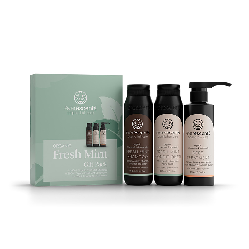 EverEscents Organic Fresh Mint Gift Pack