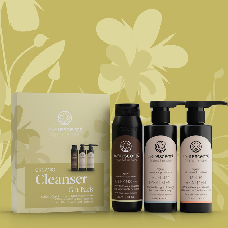 EverEscents Organic Lemon & Cedarwood Cleanser Gift Pack - Image 6